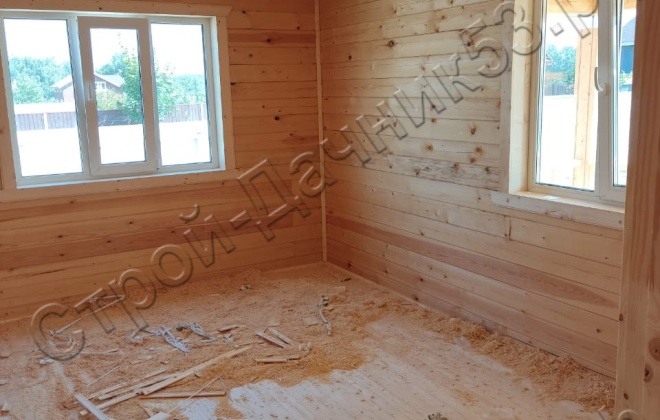 4 Брусовой дом  ОД-27, 11х8м, 85М², Московская область, Ступинский район, поселок Михнево (11)